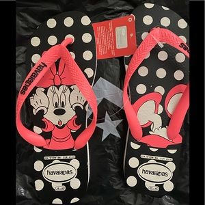 Havaianas NEW Flip Flops Mini Mouse Sz9/10W